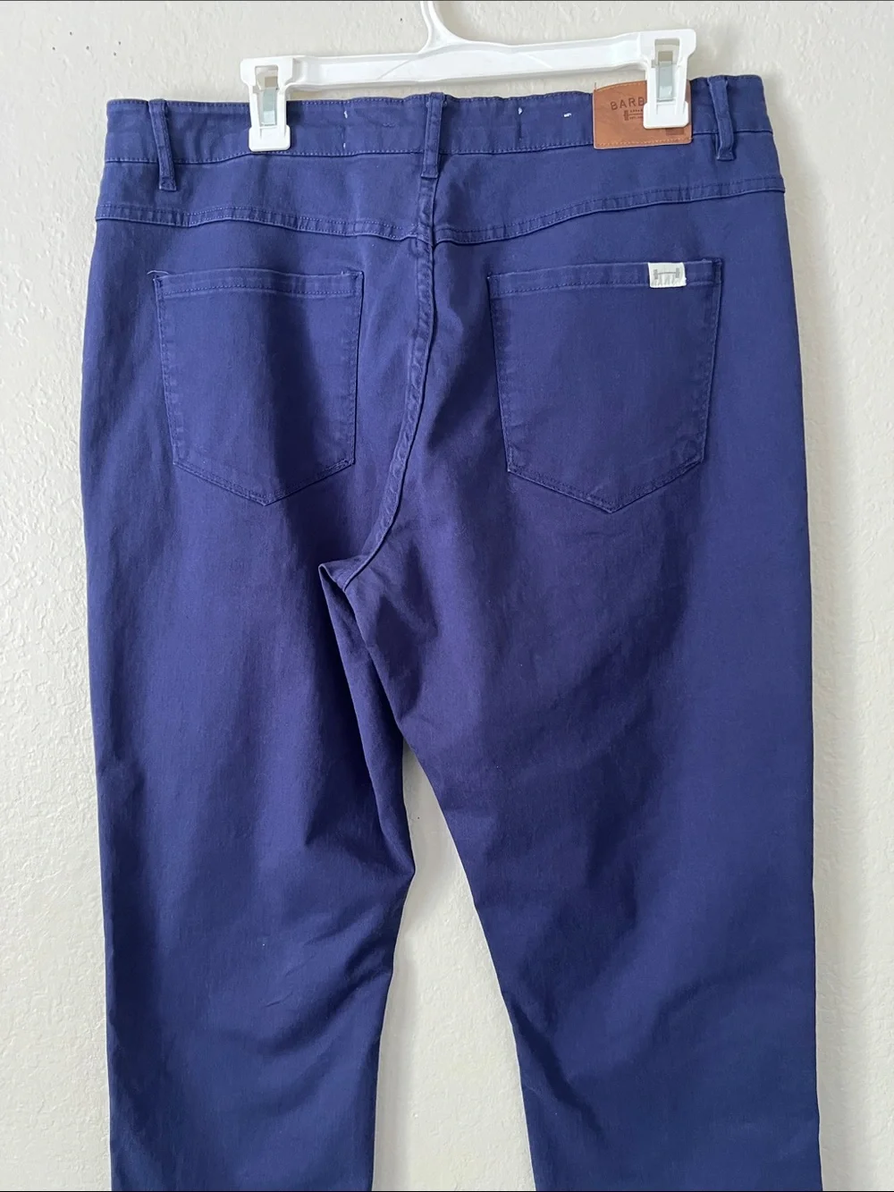 Like New! BARBELL APPAREL Chino Pants Cotton Blend Purple/Blue Size 36